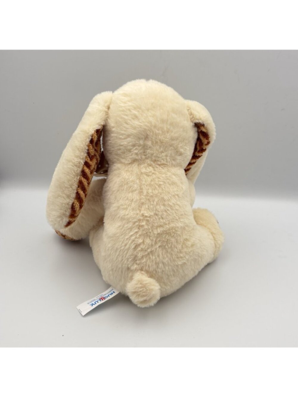 Hug & Luv Cream Tan Easter Bunny Rabbit Lop Ear Sitting Stuffed Animal Plush 9" - Picture 2 of 13
